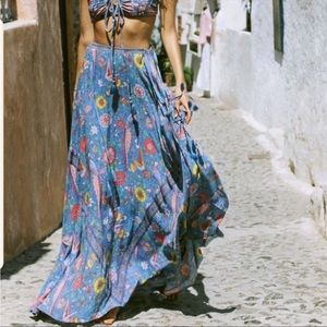 Spell Gypsi maxi skirt from lovebird half moon collection